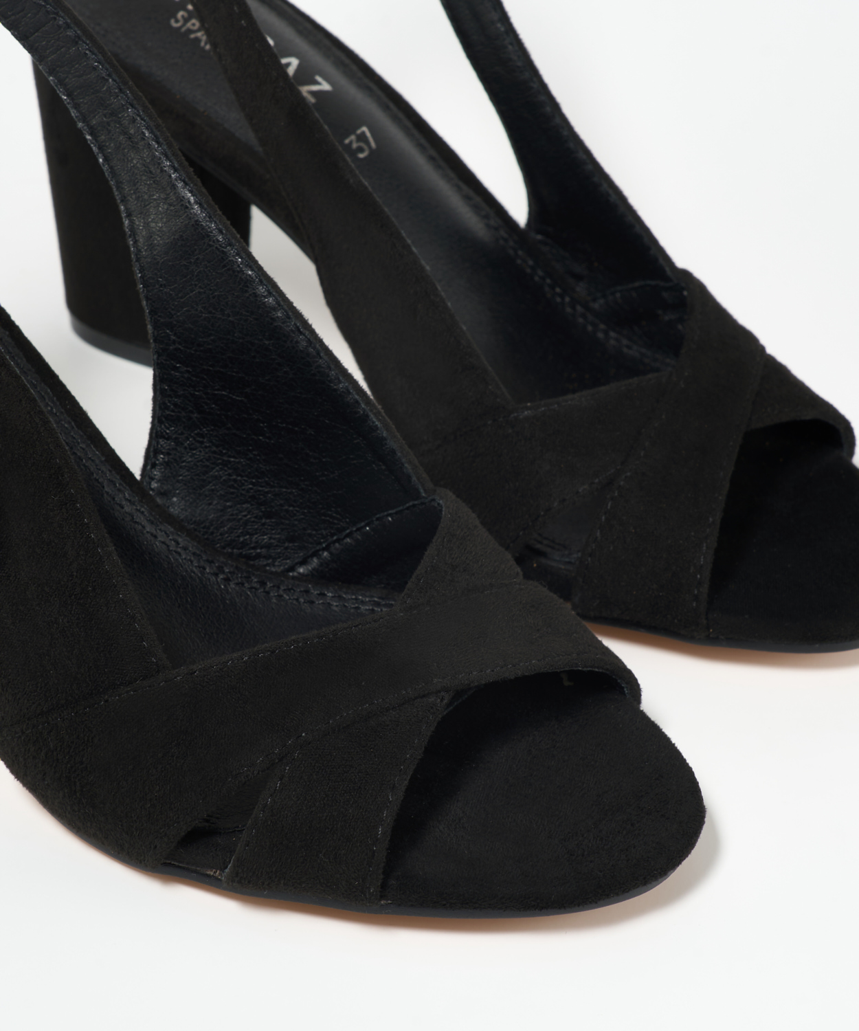 Sandália de calcanhar slingback  image number null